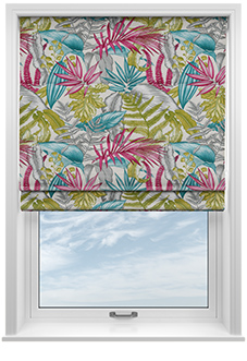 Maldives, Begonia - Roman Blind